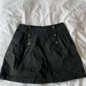 vintage willi smith skort with sailor buttons